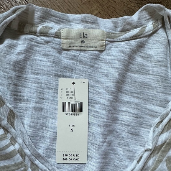 ANTHROPOLOGIE Classic V-Neck Tee - Picture 4 of 4